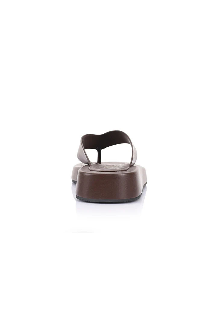 Bouncer II Flatform Thongs - Chocolate Brown - Image 4