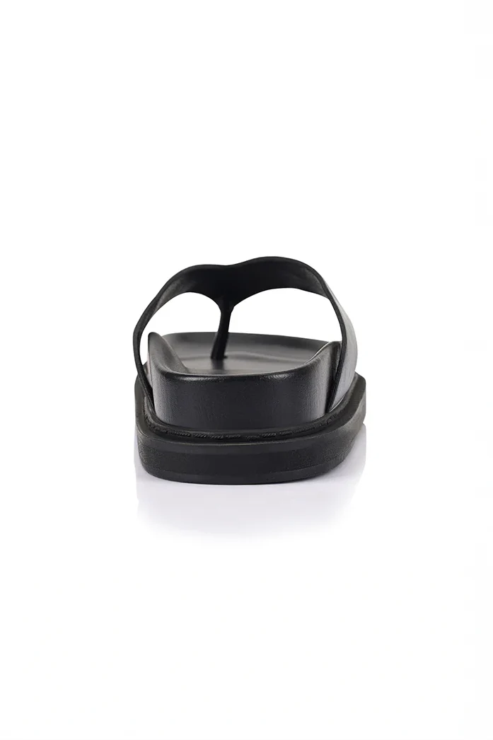 Bridget Foodbed Slides - Black - Image 4