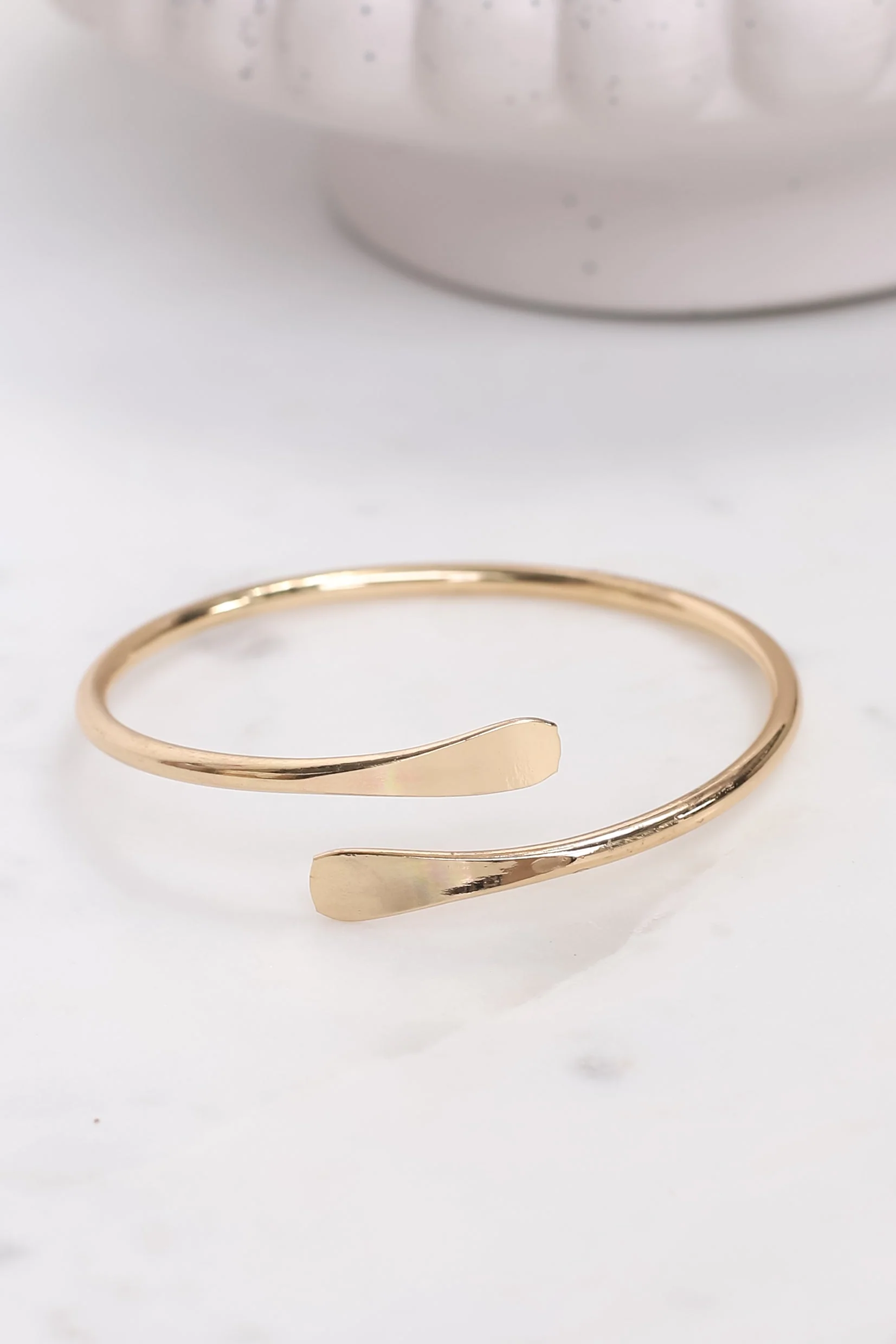 Bryn Cuff Bracelet - Gold - Image 4