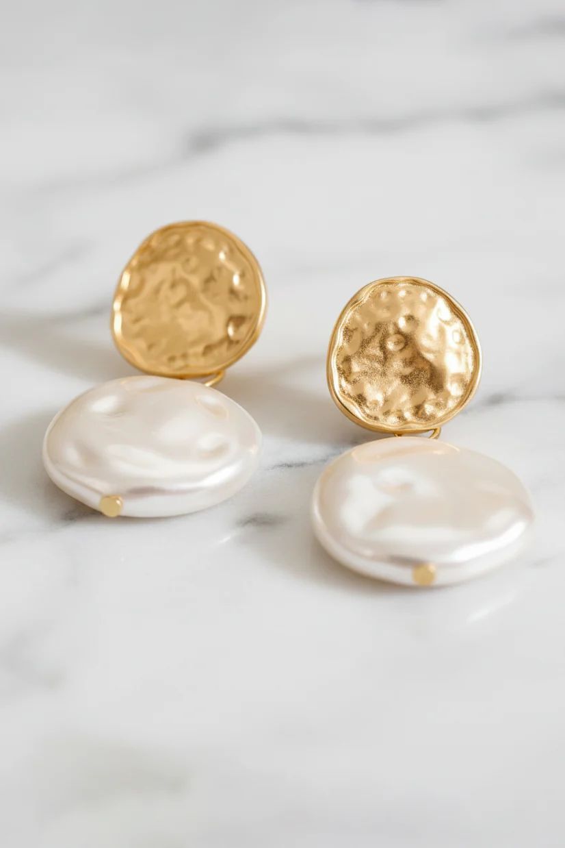 Cedar Earrings - Gold - Image 3