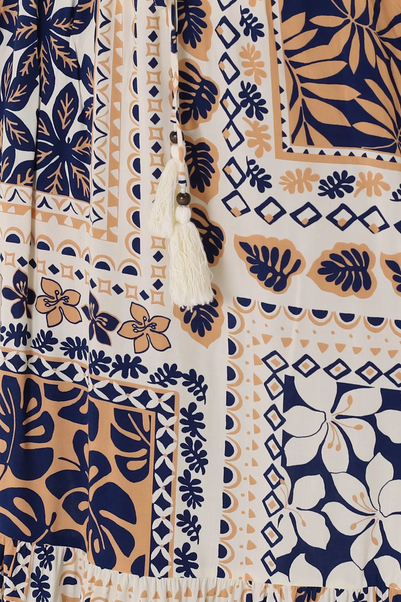 Hellen Maxi Skirt - High Waisted Skirt with Front Splits in Alphy Print - Image 13