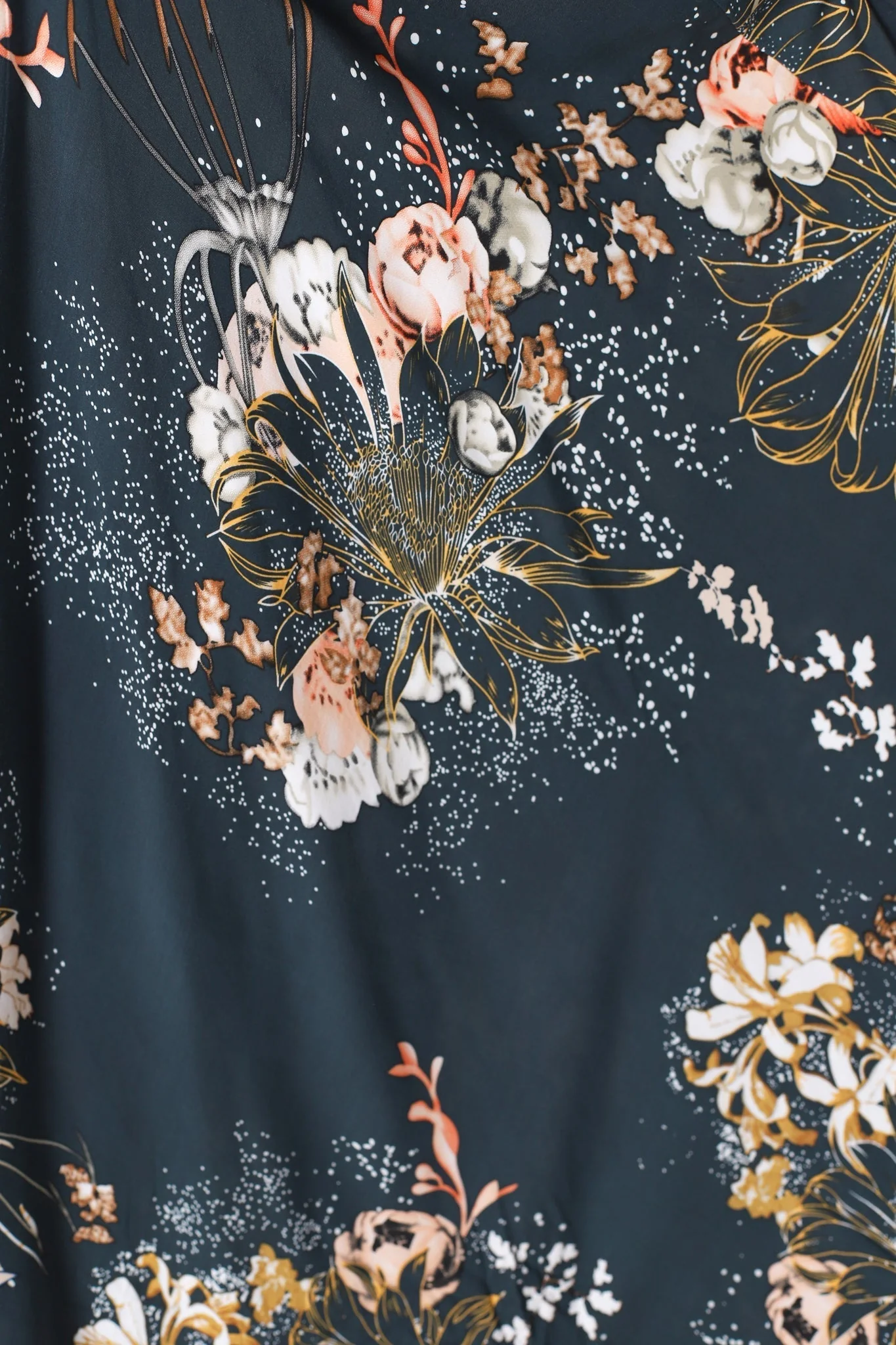 JAASE - Indiana Maxi Dress: Lace Back Shirred Waist A Line Dress with Handkerchief Hemline in Indigo Print - Image 21