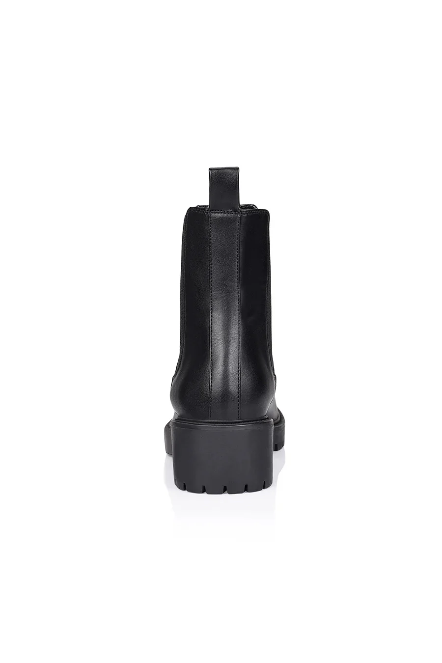 Jace Chelsea Combat Boots - Black Smooth - Image 3