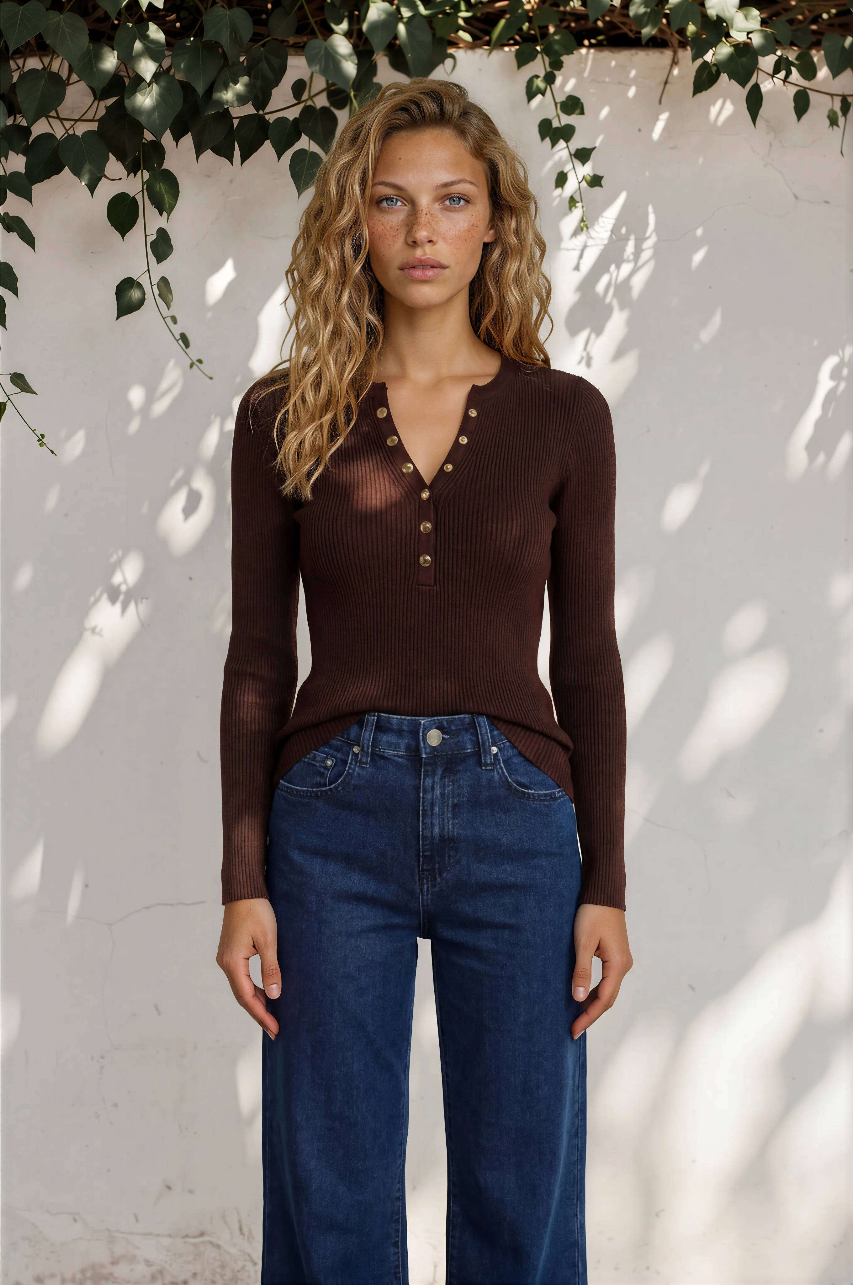Jesse Jeans - High Waisted Wide Leg Jeans in Dark Denim - Image 21