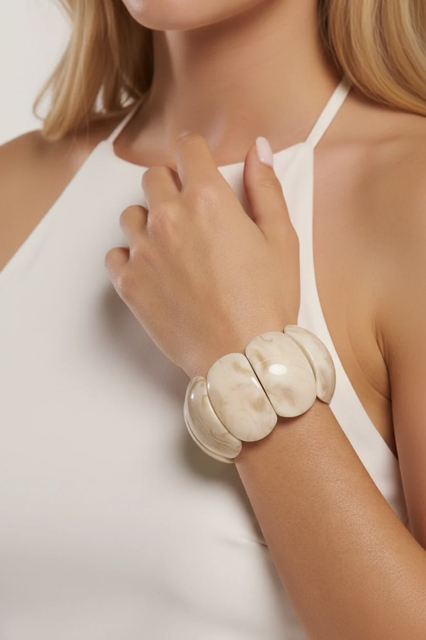 Joss Bracelet - Cream