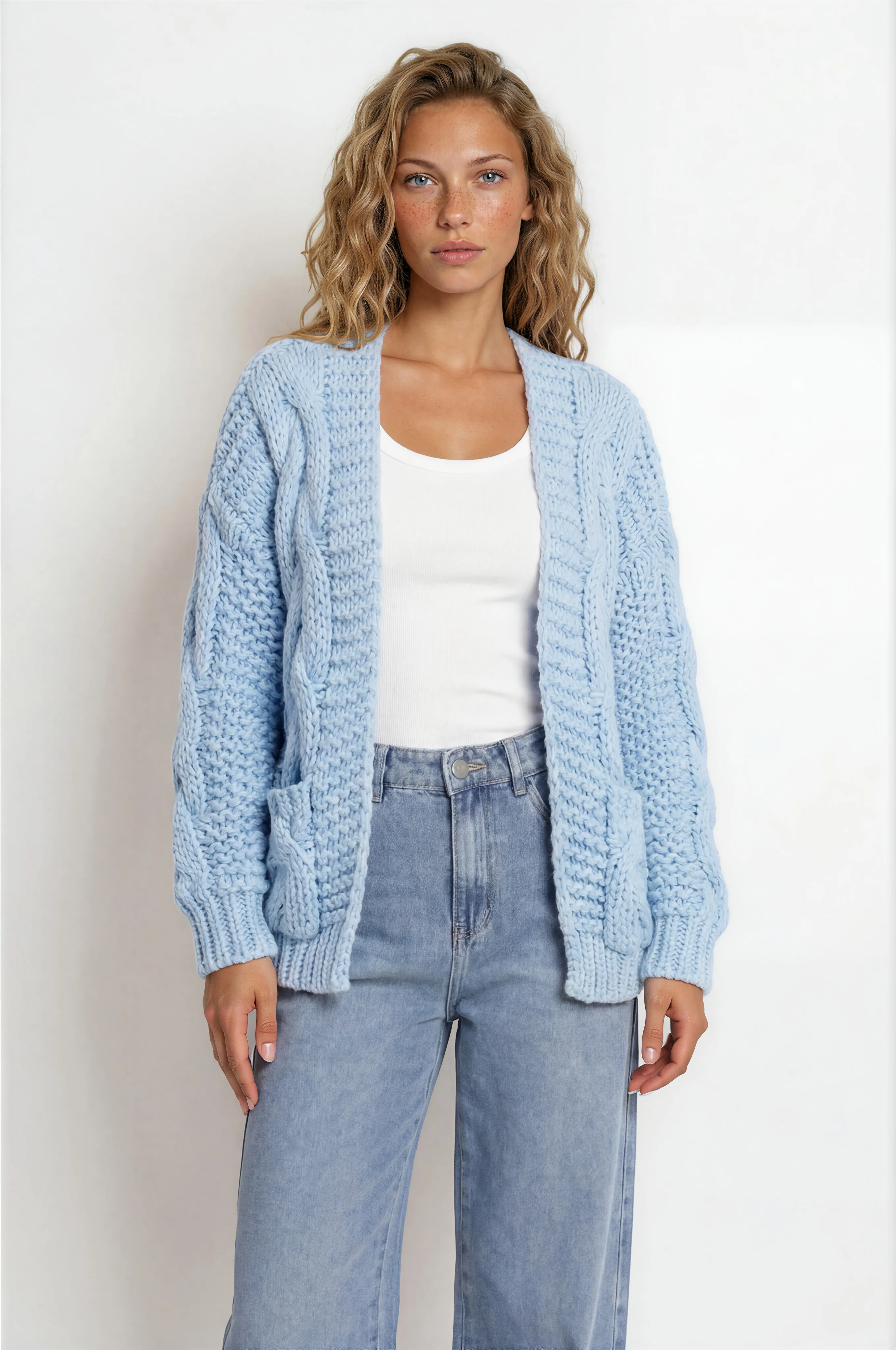 Kash Jeans - Relaxed Mid Rise Mum Jeans in Light Denim - Image 13