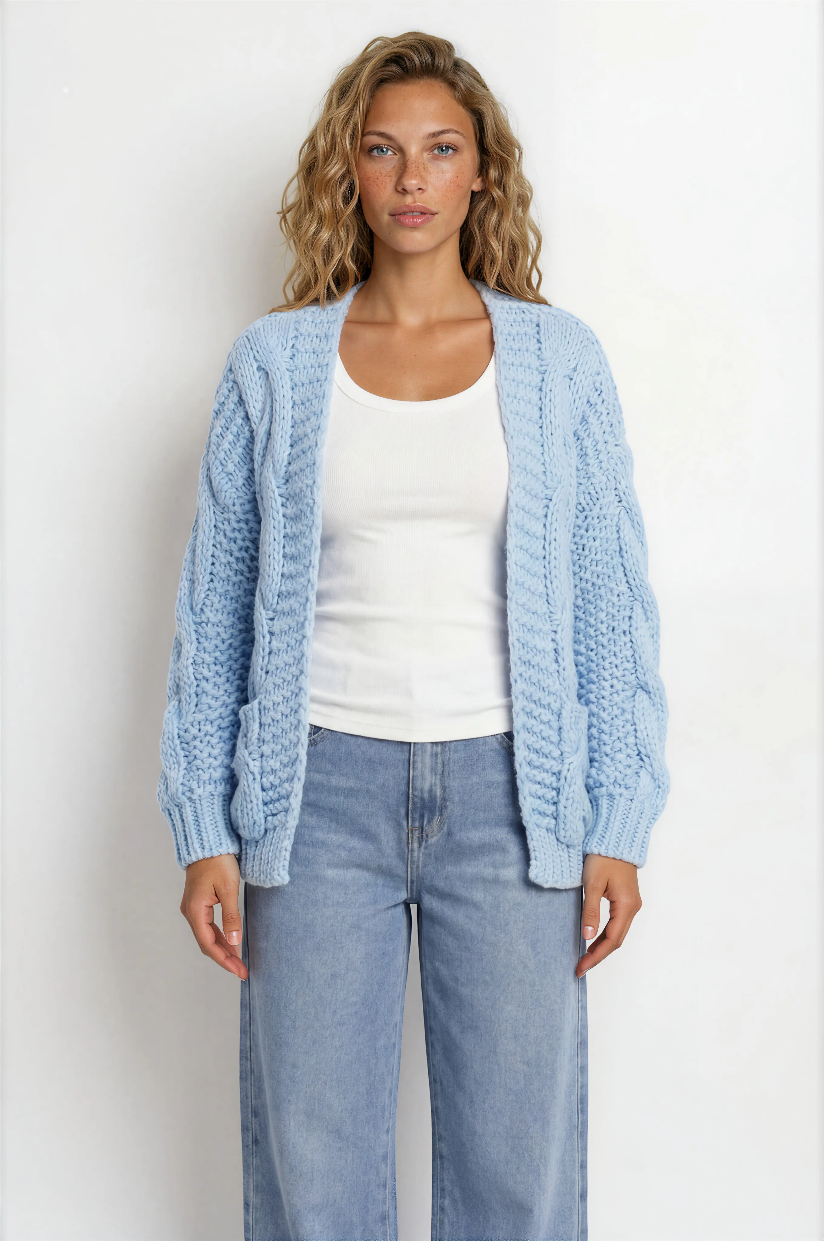 Kash Jeans - Relaxed Mid Rise Mum Jeans in Light Denim - Image 14