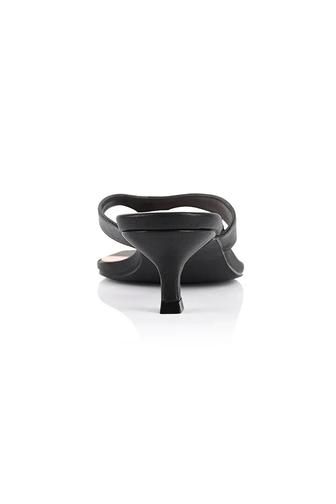 Martha Kitten Heels - Black - Image 4