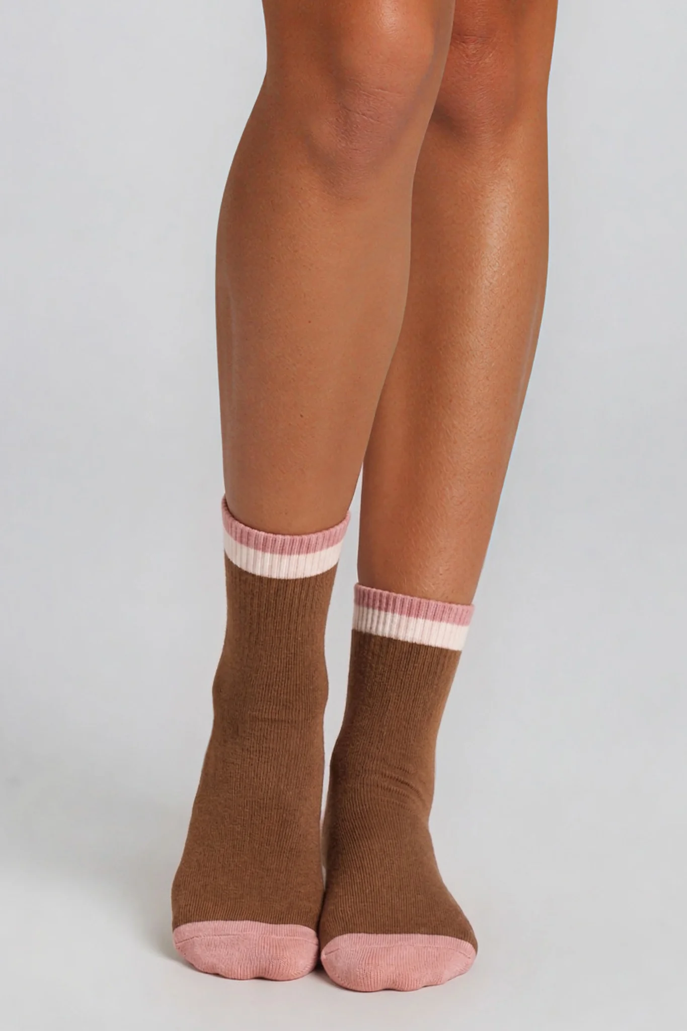 Quinby Thermal Socks 4 Pack - Pink/Brown - Image 3