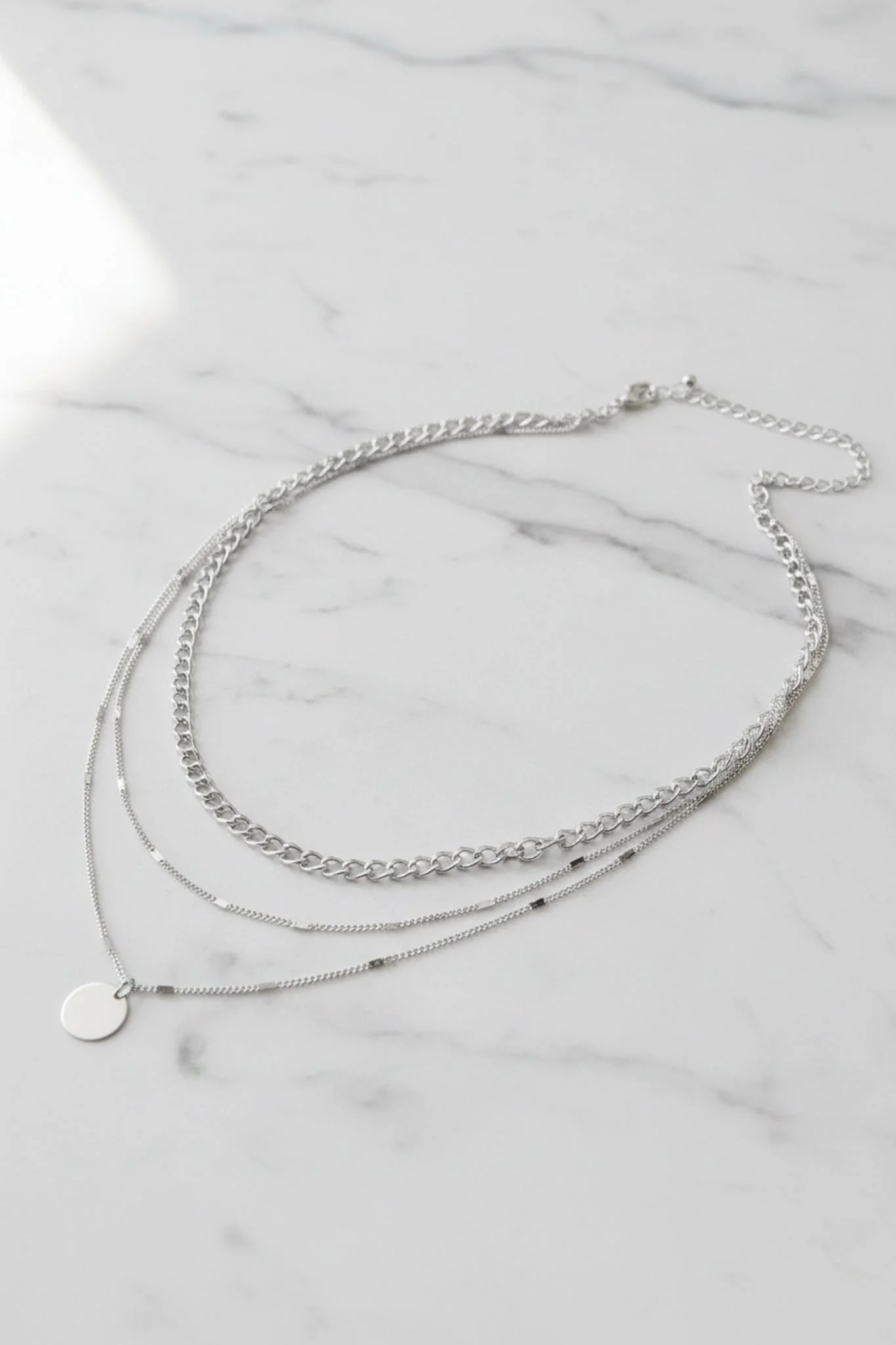Quinta Necklace - Silver - Image 2