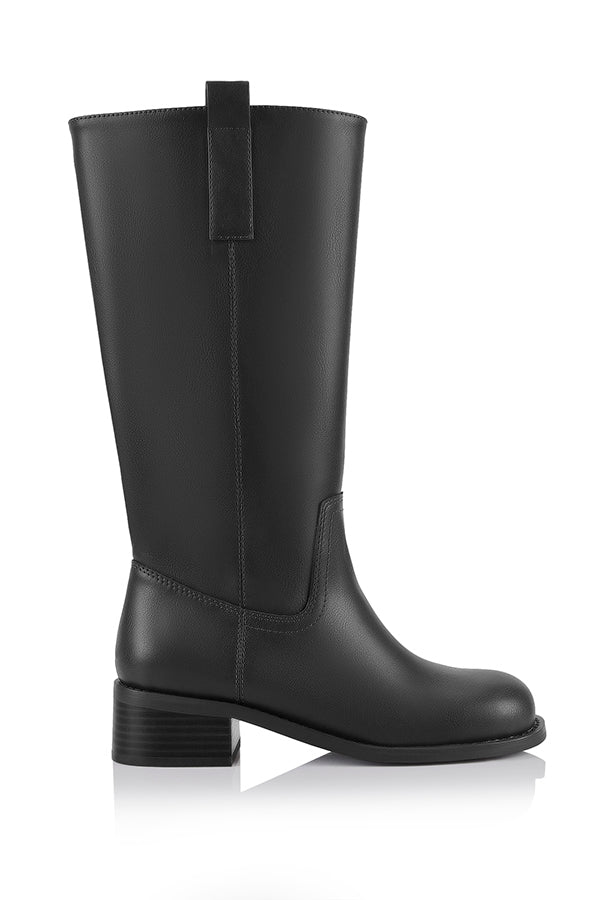 Rogue Knee High Boots - Black - Image 2