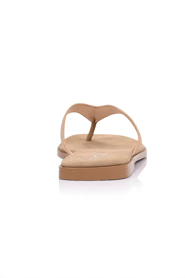 Sascha Casual Thongs - Taupe Micro - Image 6