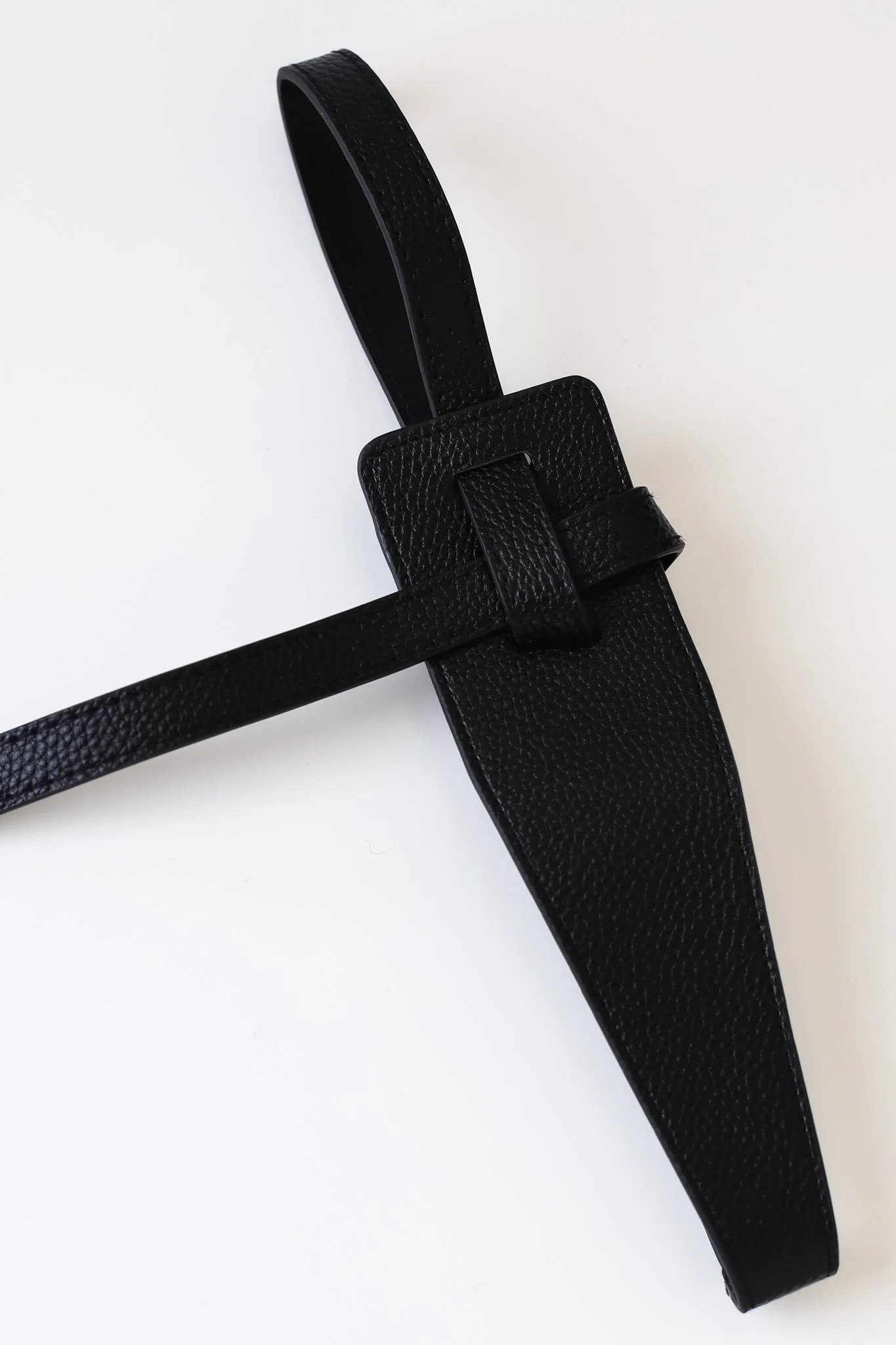 Vance Contemporary Adjustable Belt - Black - Image 3