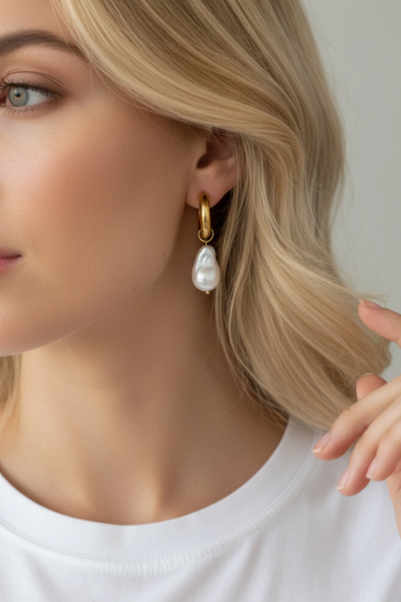 Wavery Earrings - Gold - Image 2