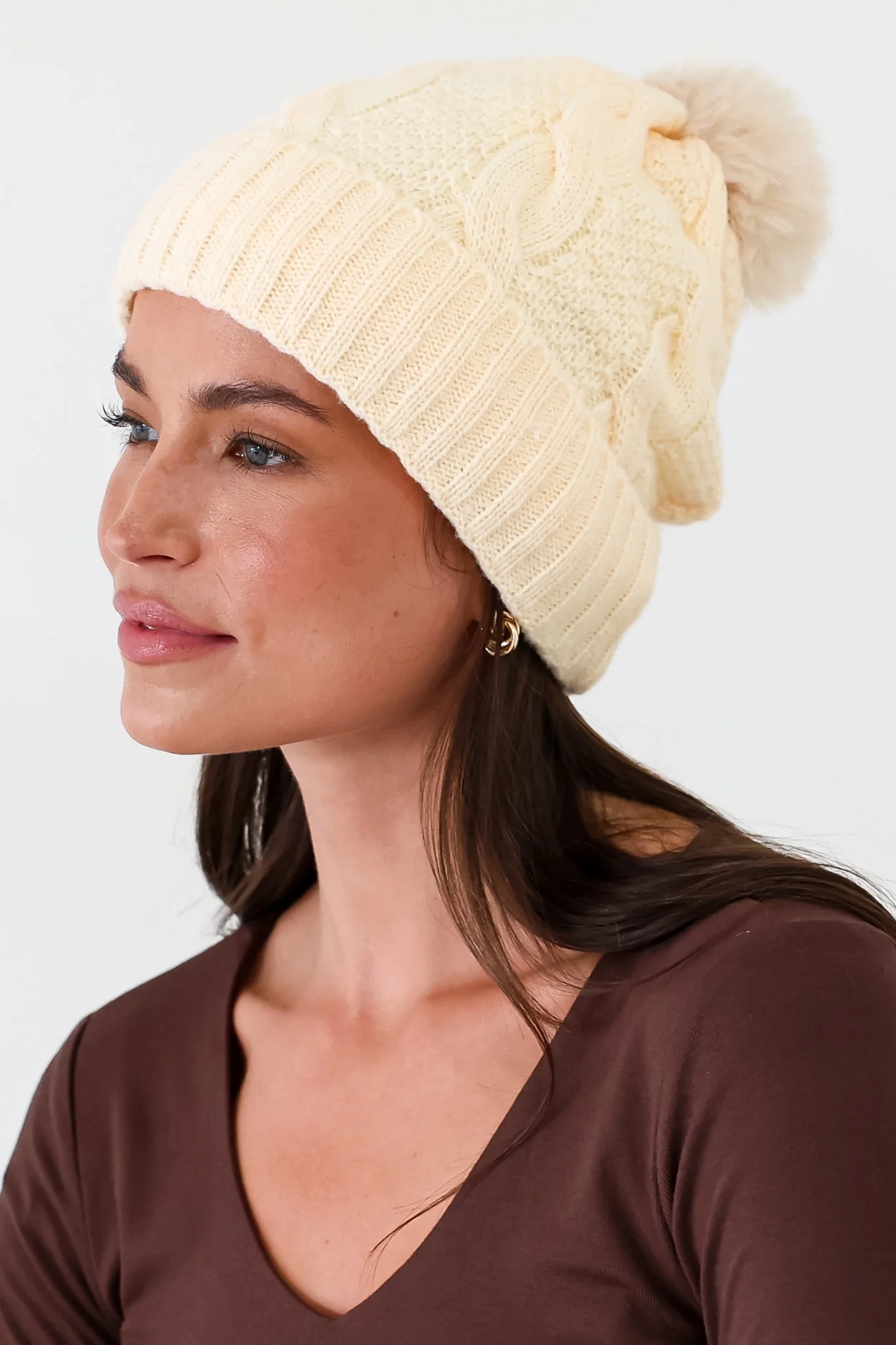 Yasmine Beanie - Beige