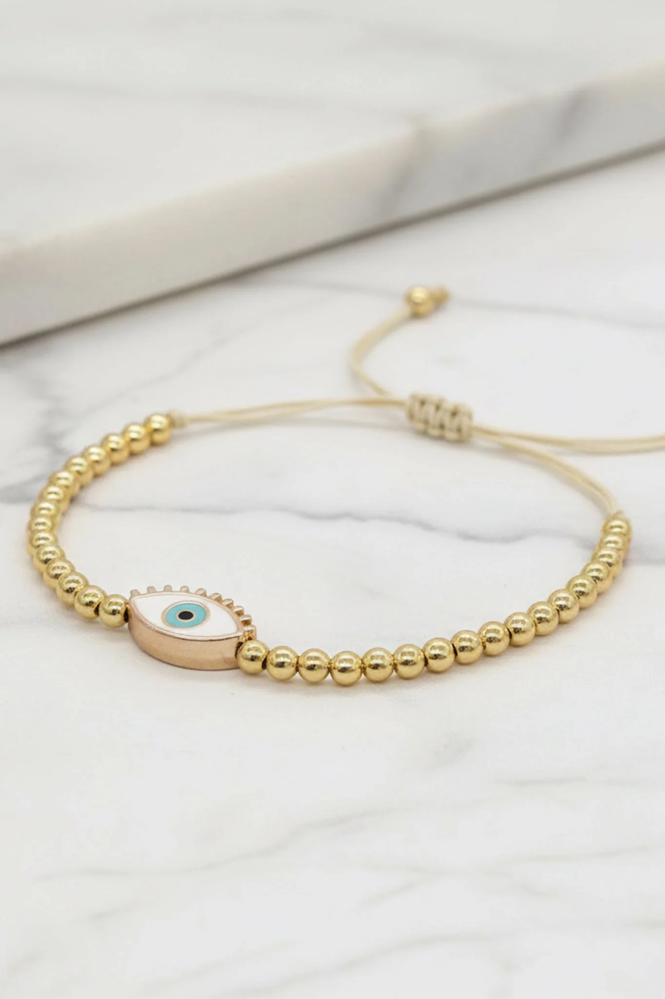 Yiota Evil Eye Bracelet - Gold - Image 2